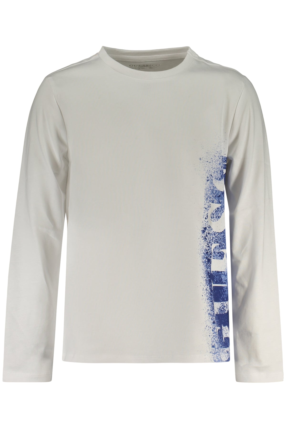 GUESS JEANS LANGARM-T-SHIRT FÜR KINDER, WEISS