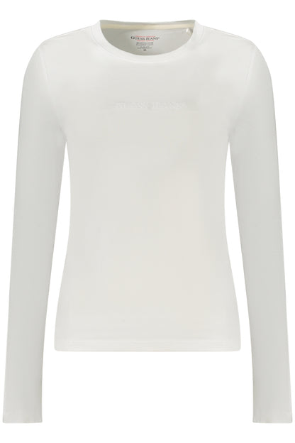 GUESS JEANS LANGARM T-SHIRT DAMEN WEISS