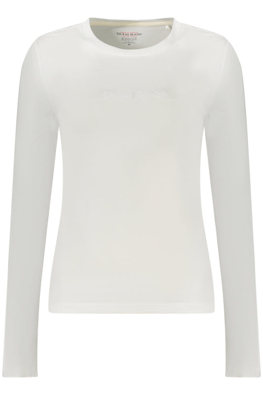 GUESS JEANS LANGARM T-SHIRT DAMEN WEISS