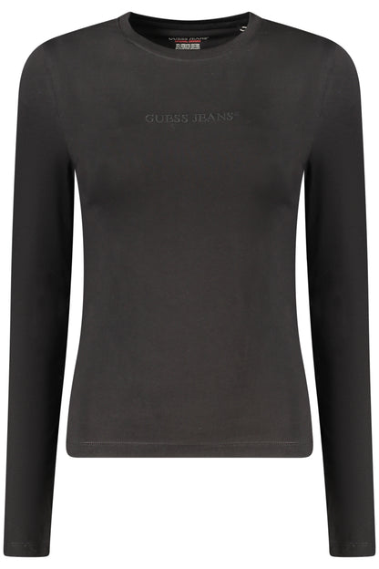 GUESS JEANS LANGARM T-SHIRT DAMEN SCHWARZ