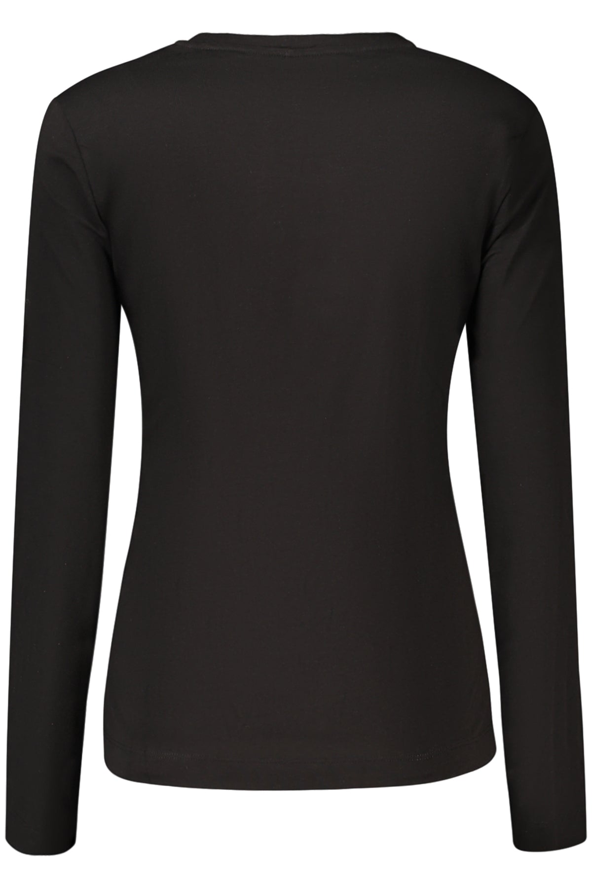 GUESS JEANS DAMEN LANGARM-T-SHIRT SCHWARZ