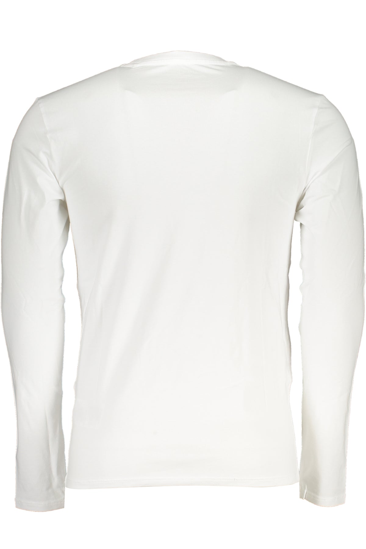 GUESS JEANS LANGARM-T-SHIRT FÜR HERREN WEISS