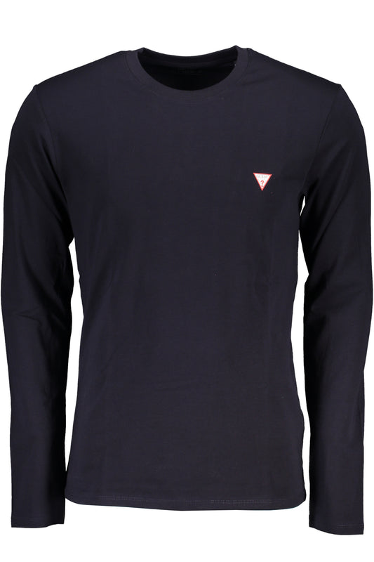 GUESS JEANS LANGARM-T-SHIRT FÜR HERREN BLAU