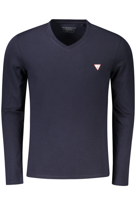 GUESS JEANS LANGARM-T-SHIRT HERREN BLAU