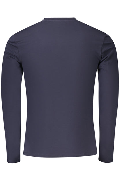 GUESS JEANS LANGARM-T-SHIRT HERREN BLAU