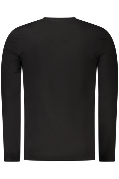 GUESS JEANS LANGARM T-SHIRT HERREN SCHWARZ