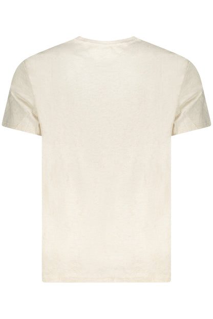 TOMMY HILFIGER KURZARM-T-SHIRT HERREN BEIGE
