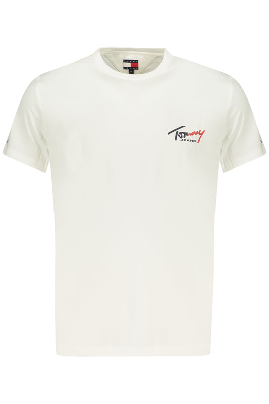 TOMMY HILFIGER HERREN-T-SHIRT MIT KURZEN ÄRMELN, WEISS