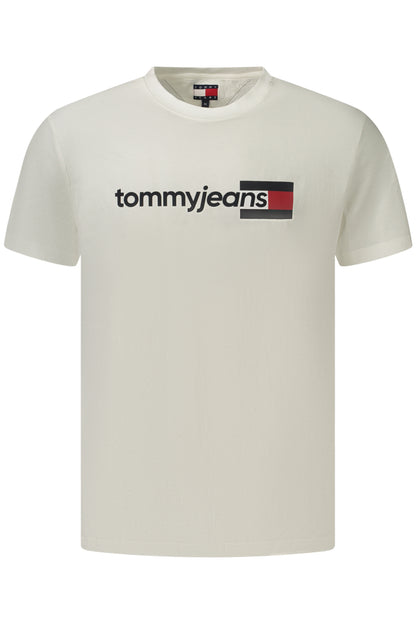 TOMMY HILFIGER HERREN-T-SHIRT MIT KURZEN ÄRMELN, WEISS