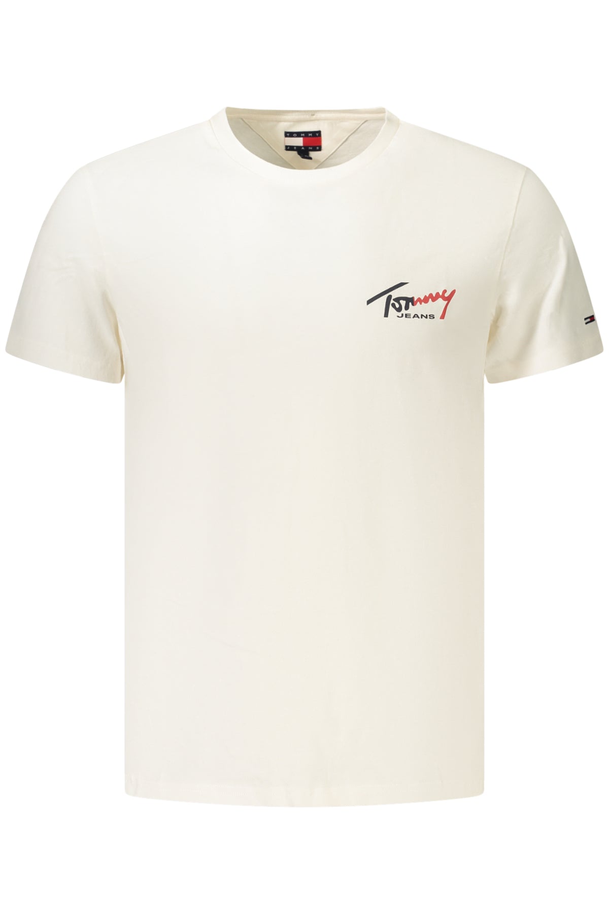TOMMY HILFIGER HERREN-T-SHIRT MIT KURZEN ÄRMELN, WEISS