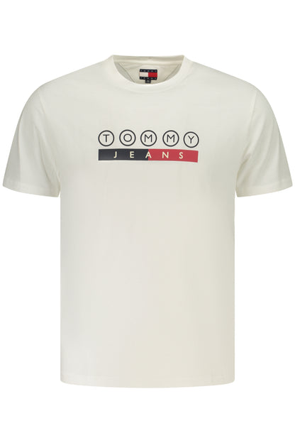 TOMMY HILFIGER HERREN-T-SHIRT MIT KURZEN ÄRMELN, WEISS