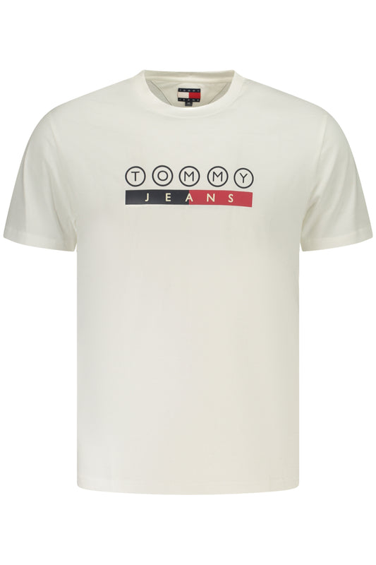 TOMMY HILFIGER HERREN-T-SHIRT MIT KURZEN ÄRMELN, WEISS