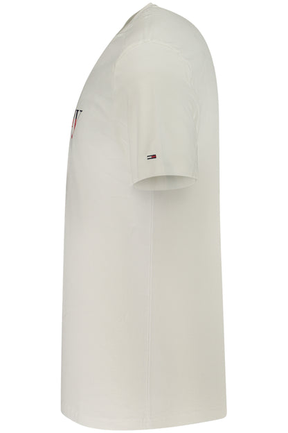 TOMMY HILFIGER HERREN-T-SHIRT MIT KURZEN ÄRMELN, WEISS
