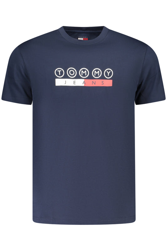 TOMMY HILFIGER HERREN-T-SHIRT MIT KURZEN ÄRMELN, BLAU