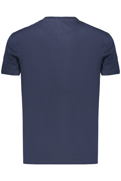 TOMMY HILFIGER HERREN-T-SHIRT MIT KURZEN ÄRMELN, BLAU