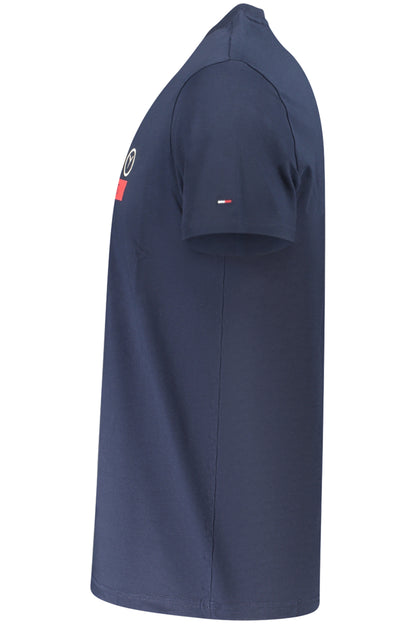 TOMMY HILFIGER HERREN-T-SHIRT MIT KURZEN ÄRMELN, BLAU
