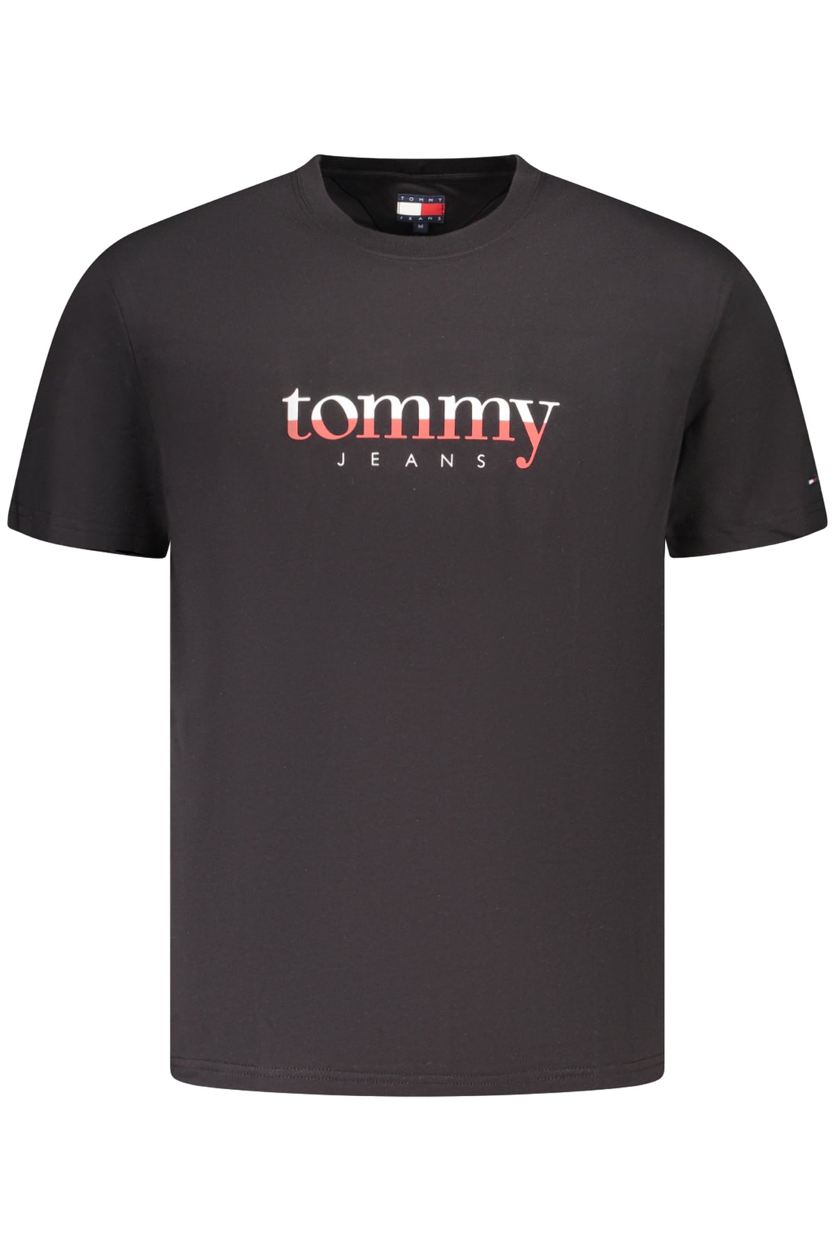 TOMMY HILFIGER HERREN-T-SHIRT MIT KURZEN ÄRMELN, SCHWARZ
