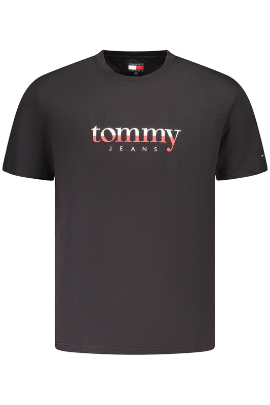 TOMMY HILFIGER HERREN-T-SHIRT MIT KURZEN ÄRMELN, SCHWARZ