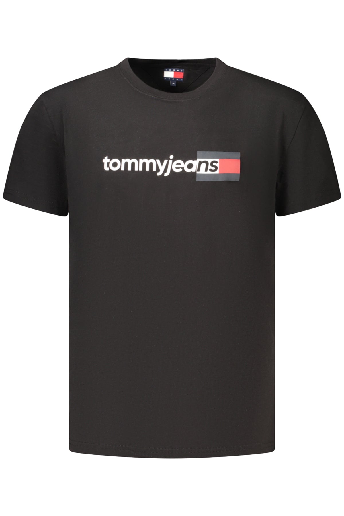 TOMMY HILFIGER HERREN-T-SHIRT MIT KURZEN ÄRMELN, SCHWARZ