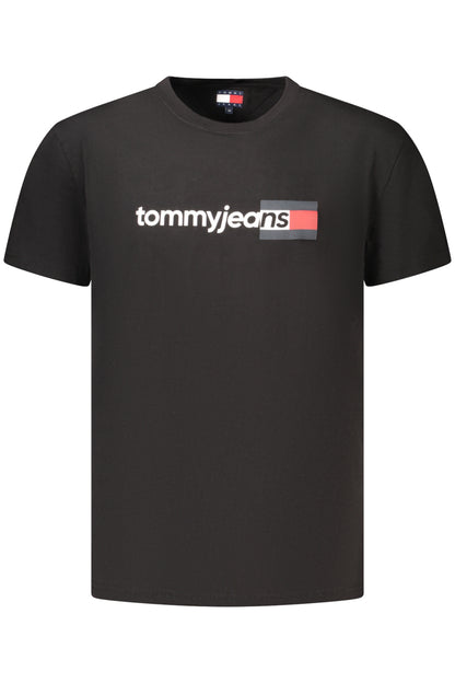 TOMMY HILFIGER HERREN-T-SHIRT MIT KURZEN ÄRMELN, SCHWARZ