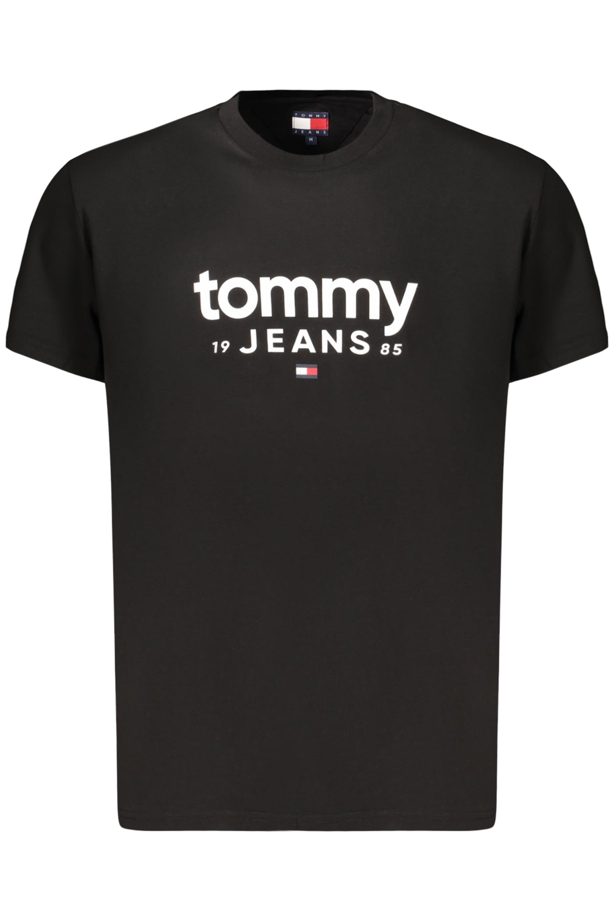 TOMMY HILFIGER HERREN-T-SHIRT MIT KURZEN ÄRMELN, SCHWARZ