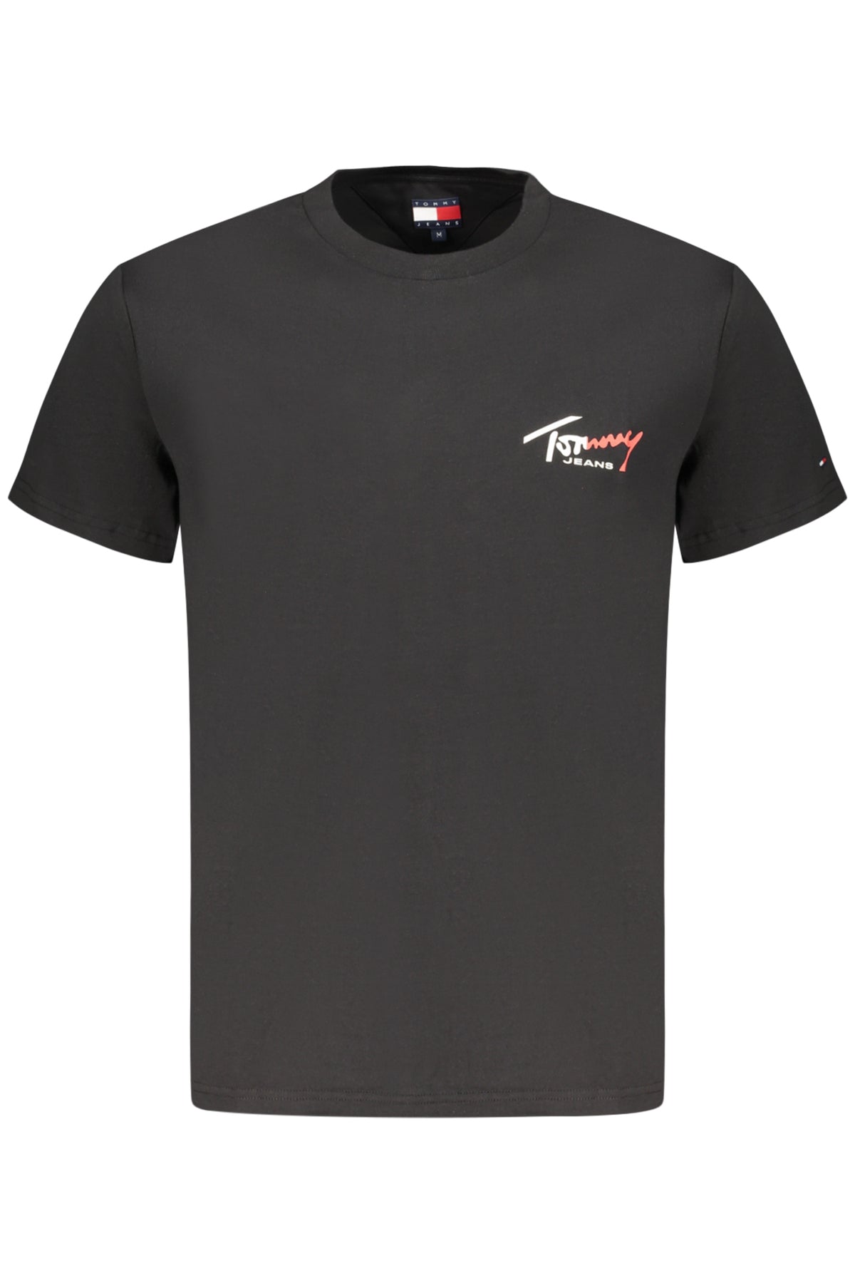TOMMY HILFIGER HERREN-T-SHIRT MIT KURZEN ÄRMELN, SCHWARZ