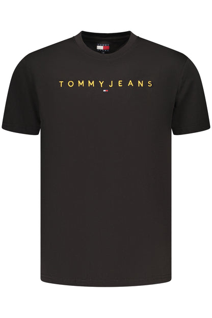 TOMMY HILFIGER HERREN-T-SHIRT MIT KURZEN ÄRMELN, SCHWARZ