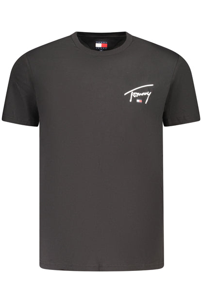 TOMMY HILFIGER HERREN-T-SHIRT MIT KURZEN ÄRMELN, SCHWARZ