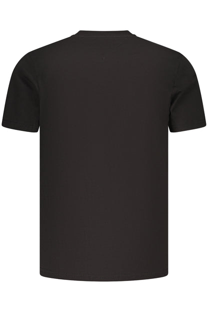TOMMY HILFIGER HERREN-T-SHIRT MIT KURZEN ÄRMELN, SCHWARZ