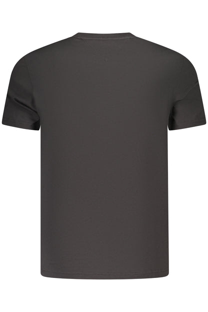 TOMMY HILFIGER HERREN-T-SHIRT MIT KURZEN ÄRMELN, SCHWARZ