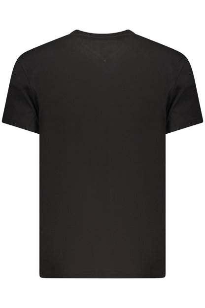 TOMMY HILFIGER HERREN-T-SHIRT MIT KURZEN ÄRMELN, SCHWARZ
