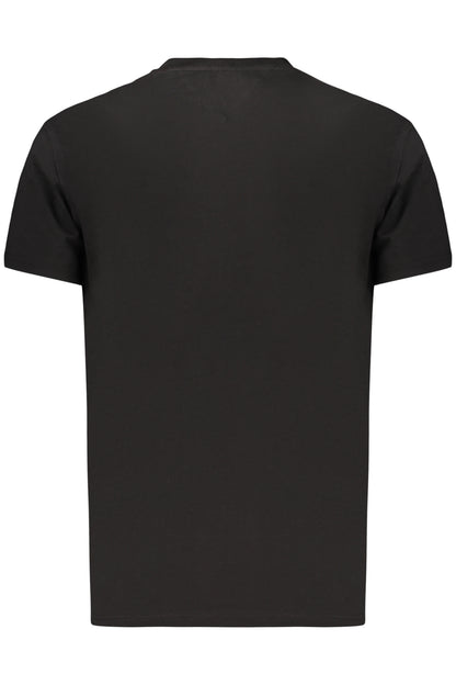 TOMMY HILFIGER HERREN-T-SHIRT MIT KURZEN ÄRMELN, SCHWARZ