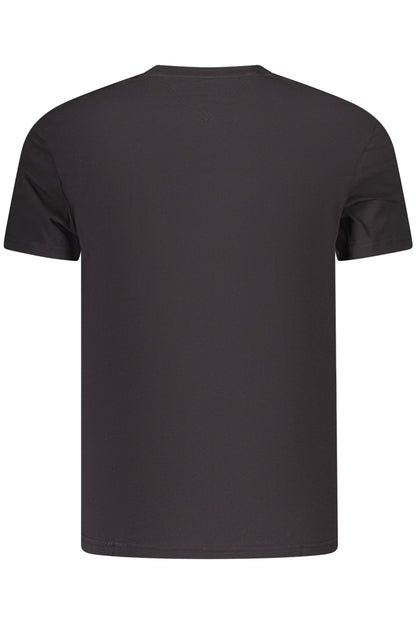 TOMMY HILFIGER HERREN-T-SHIRT MIT KURZEN ÄRMELN, SCHWARZ