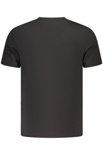 TOMMY HILFIGER HERREN-T-SHIRT MIT KURZEN ÄRMELN, SCHWARZ